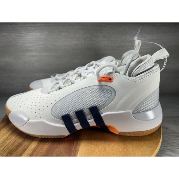 adidas D.O.N. Issue 5 Mitchell White Victory Blue Orange Men Basketball IE7799 - Picture 2 of 7